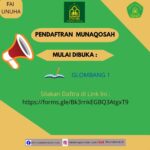 TELAH DI BUKA PENDAFTRAN MUNAQOSAH FAKULTAS AGAMA ISLAM